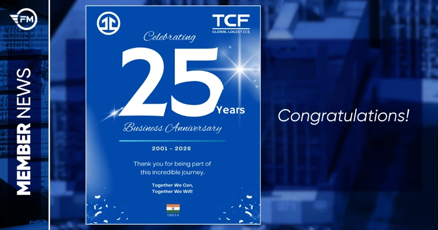 TCF Global Logistics Celebrates 25 Years of Excellence